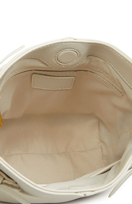 Bej Kadın Deri Bucket Çanta