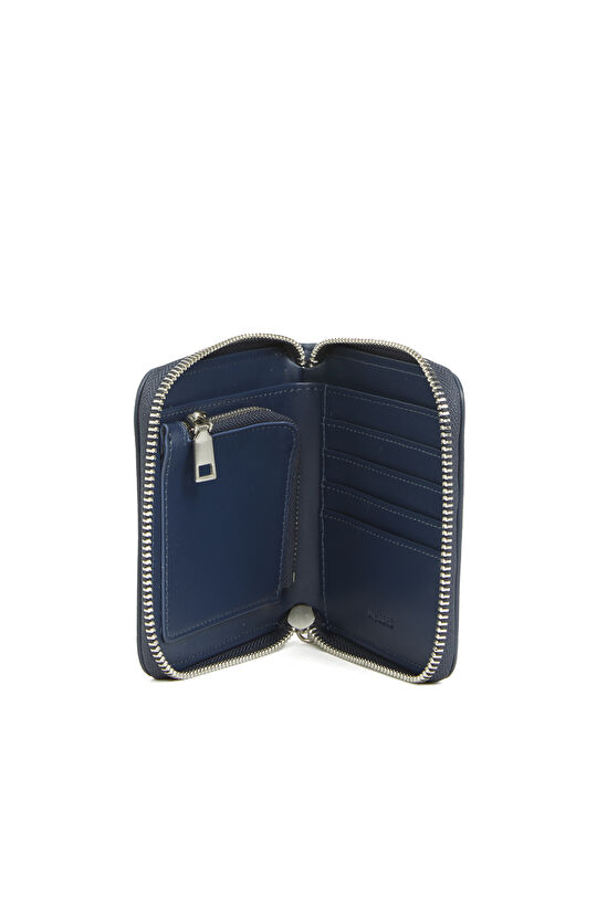 Lacivert Çizgili Suni Kadın Cüzdan