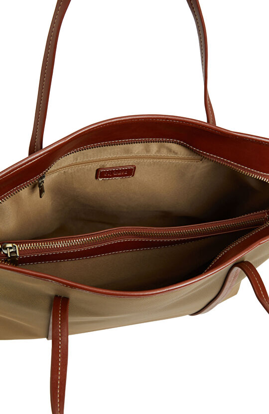 Haki Nylon Kadın Shopper Çanta