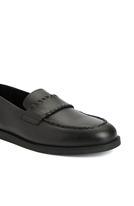 Siyah Erkek Deri Loafer