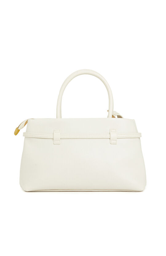 Bej Kadın Deri Bucket Çanta