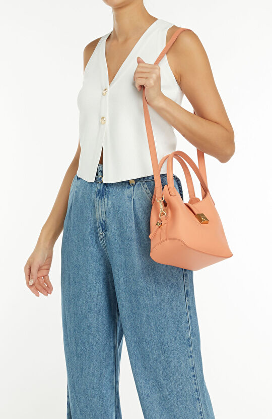 Somon Uzun Askılı Deri Çanta