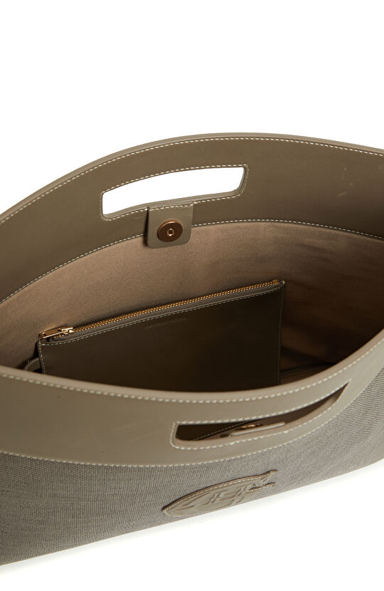 Vizon Logo Detaylı Kadın Kanvas Çanta