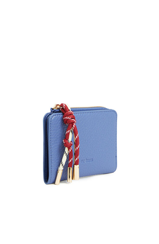 Mavi Charmlı Kadın Cüzdan