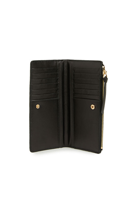 Siyah Kadın Deri Cüzdan