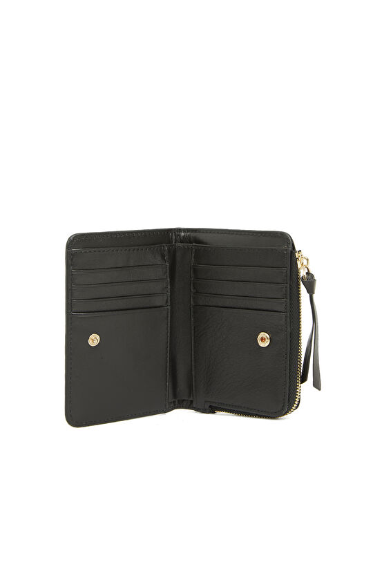 Siyah Kadın Deri Cüzdan