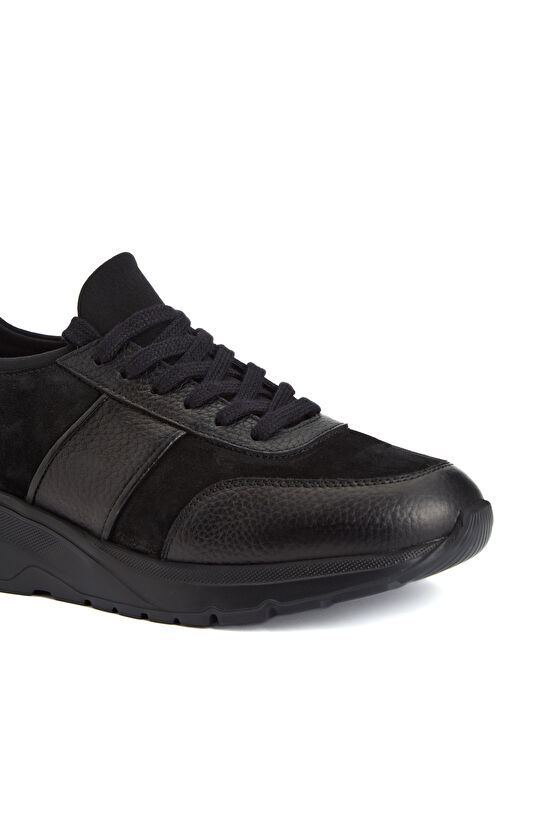 Siyah Günlük Rahat Süet Erkek Sneaker