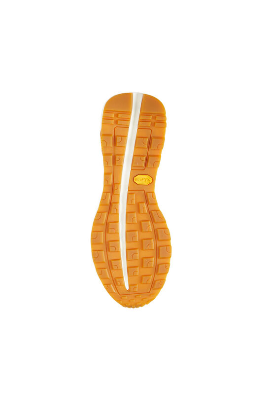 Lacivert Vibram Taban Detaylı Erkek Deri Sneaker