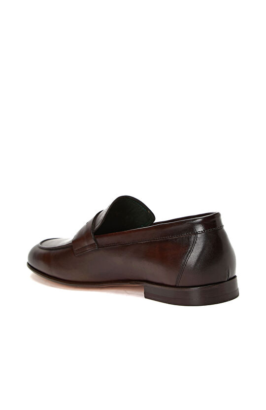 Brown Casual Casual Men's Leather Loafer