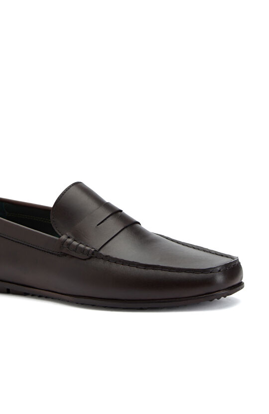 Acı Kahve Erkek Deri Loafer