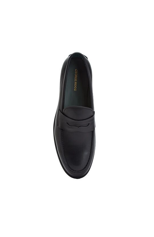 Siyah Erkek Günlük Rahat Deri Loafer