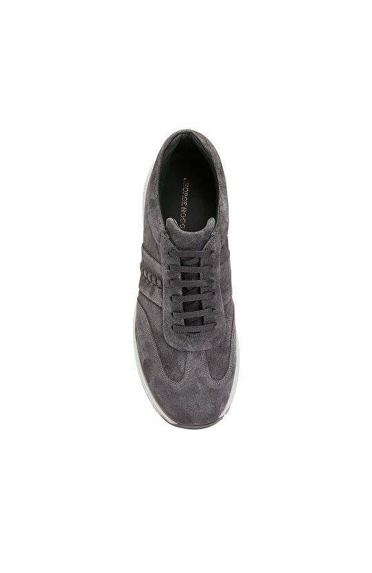 Antrasit Erkek Günlük Rahat Süet Sneaker
