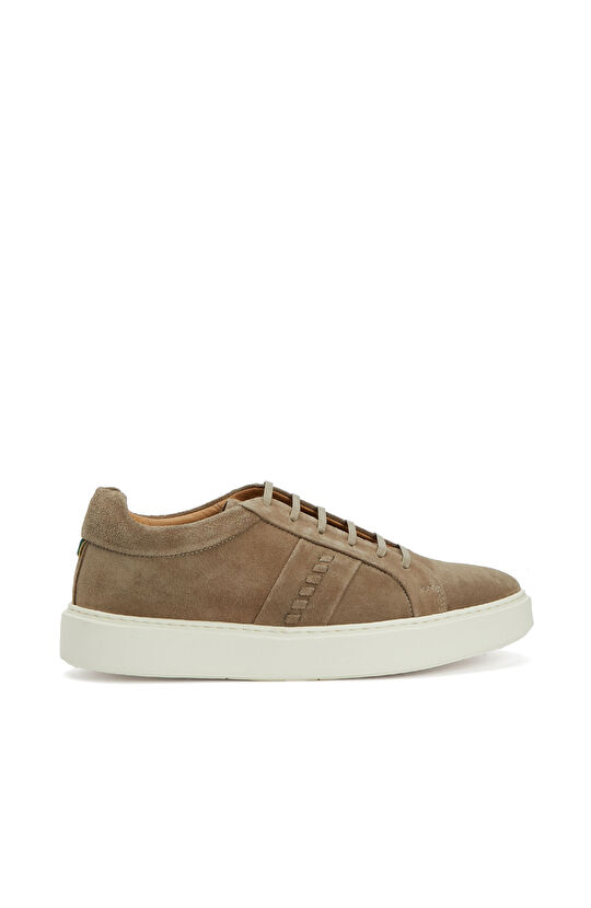 Vizon Günlük Rahat Örgülü Erkek Süet Sneaker