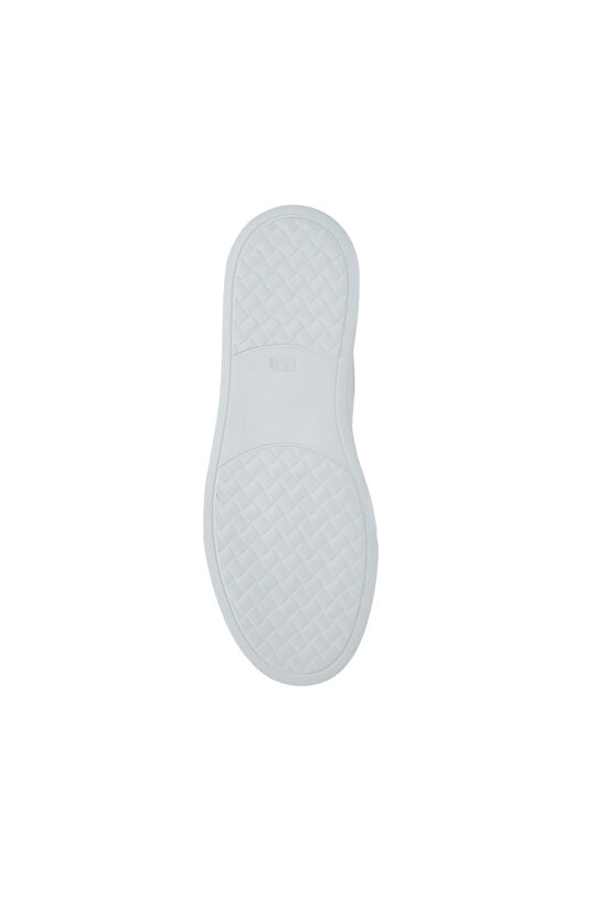 Beyaz Erkek Günlük Rahat Deri Sneaker