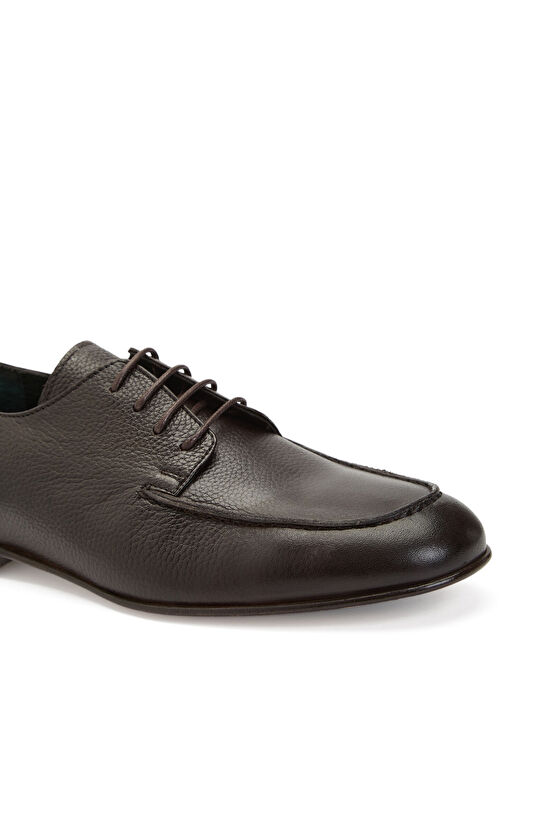 Acı Kahve Saraç Detaylı Erkek Deri Ayakkabı