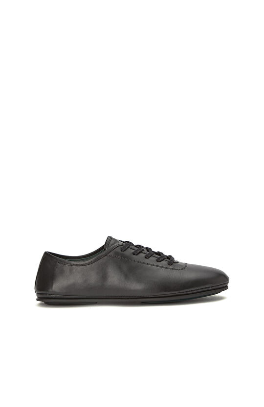 Siyah Erkek Deri Sneaker
