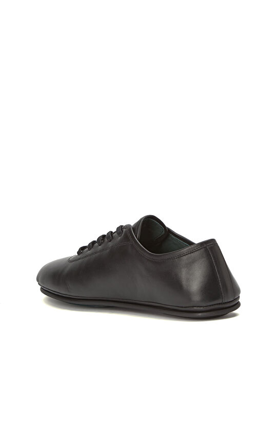 Siyah Erkek Deri Sneaker