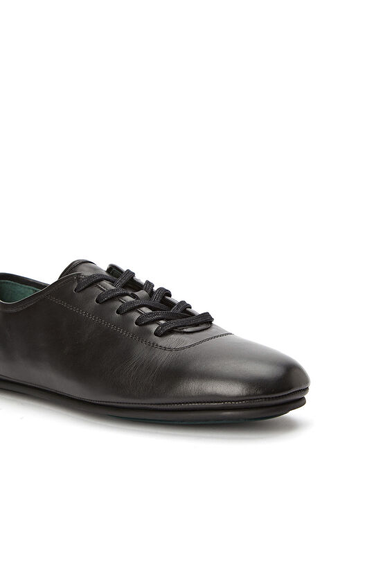 Siyah Erkek Deri Sneaker