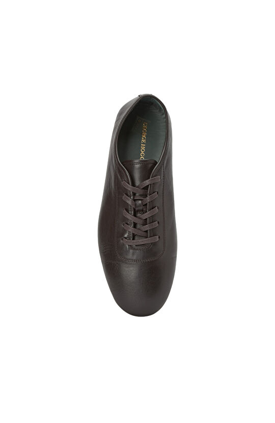 Acı Kahverengi Erkek Deri Sneaker