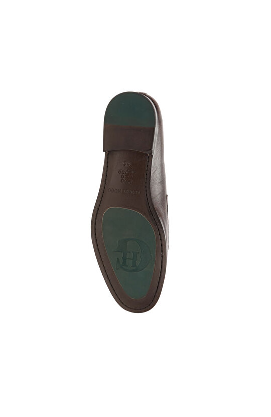 Kahverengi Erkek Günlük Rahat Deri Loafer