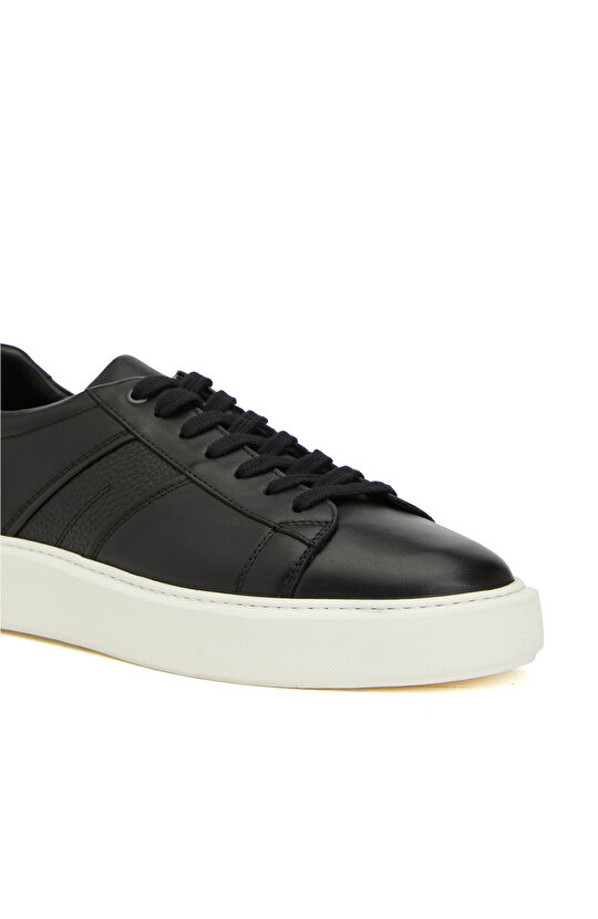Siyah Günlük Erkek Deri Sneaker