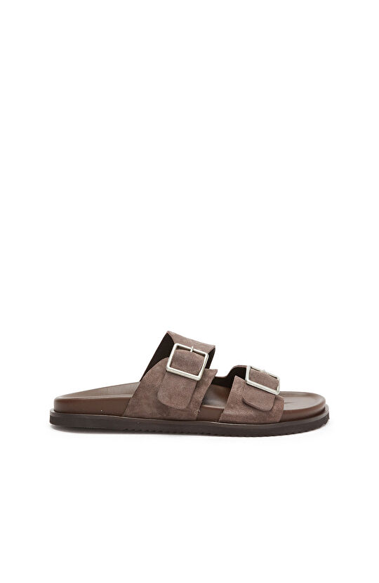 Mink Men's Casual Comfortable Suede Slippers