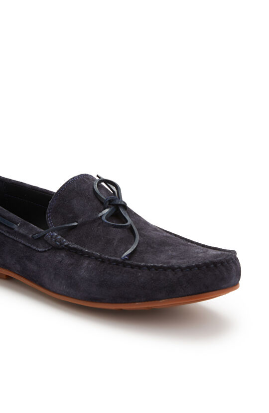 Lacivert Erkek Günlük Rahat Süet Loafer