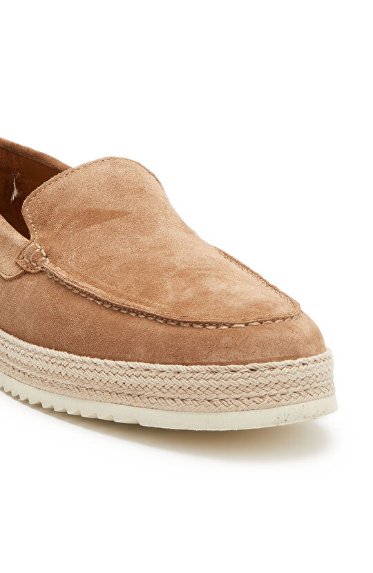 Kum Saraç Detaylı Erkek Süet Loafer