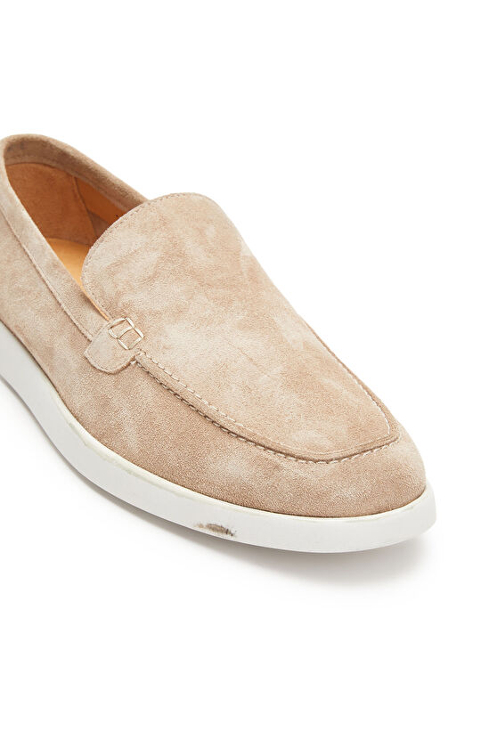 Sand Men's Casual Casual Suede Loafer