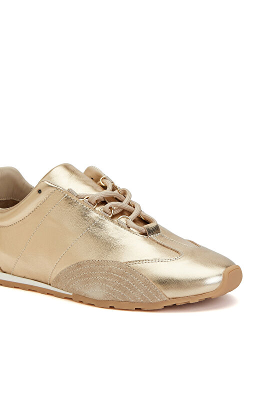 Gold Kadın Deri Sneaker