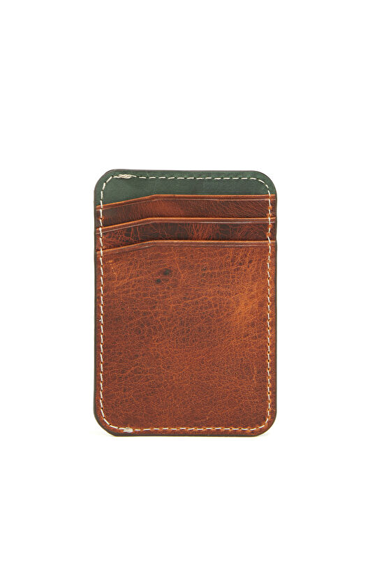 Kahverengi Erkek Deri Kartlık