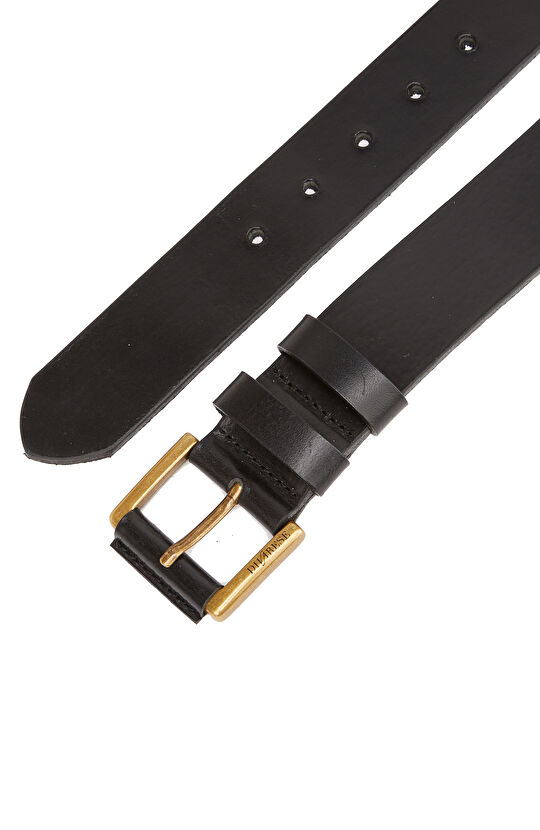 Siyah Kare Tokalı Erkek Deri Kemer