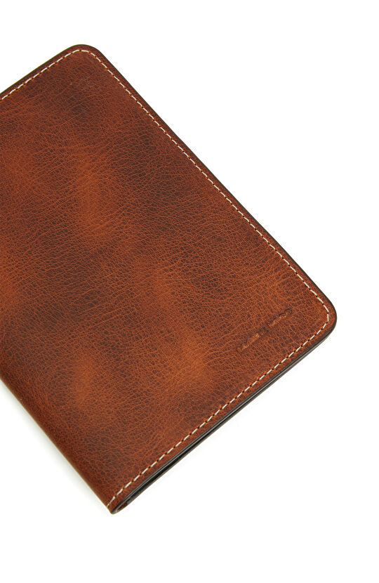 Kahverengi Erkek Deri Pasaportluk