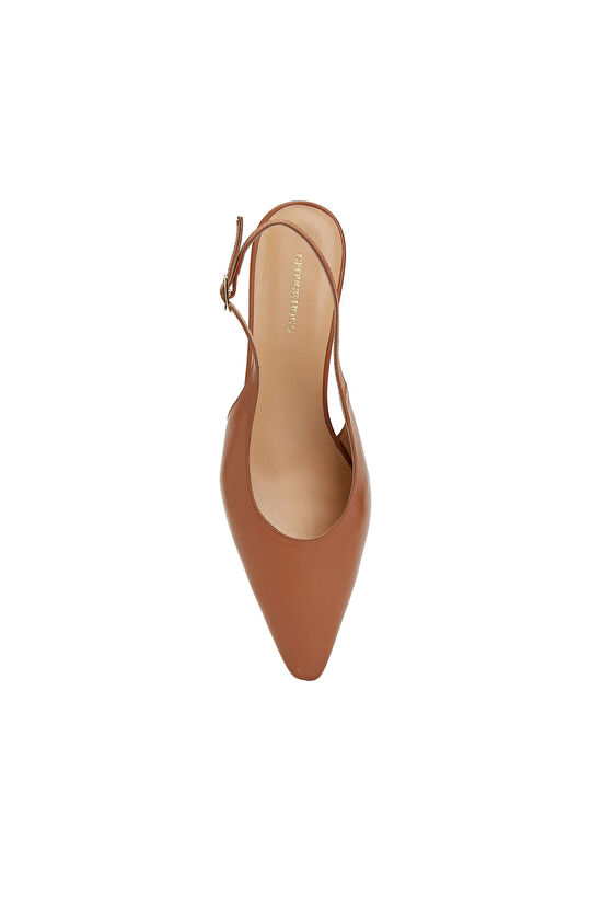 Taba Günlük Rahat Deri Stiletto