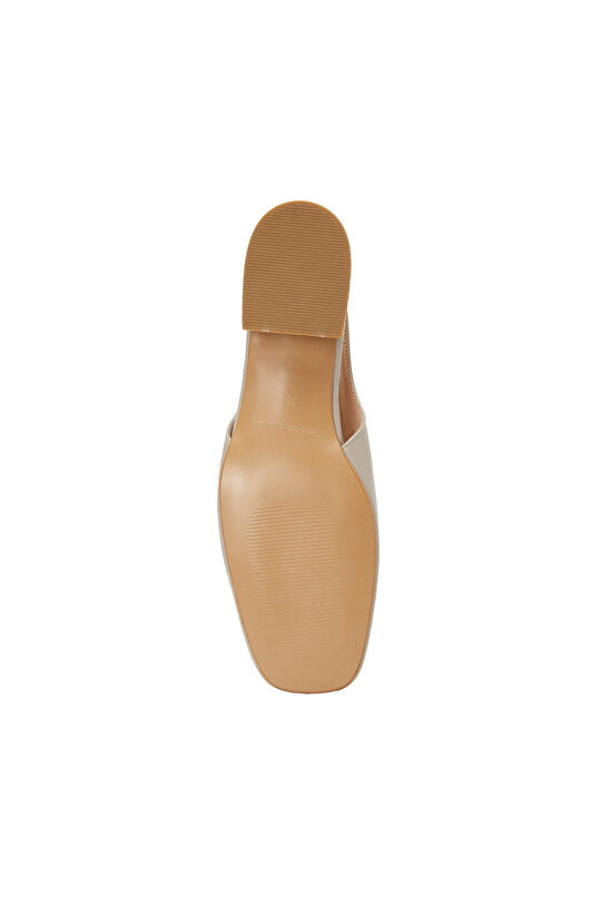 Nude Casual Comfortable Leather Ballet Flats