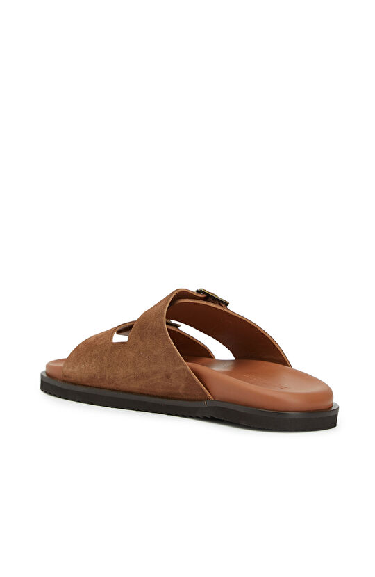 Taba Toka Detaylı Kadın Süet Terlik