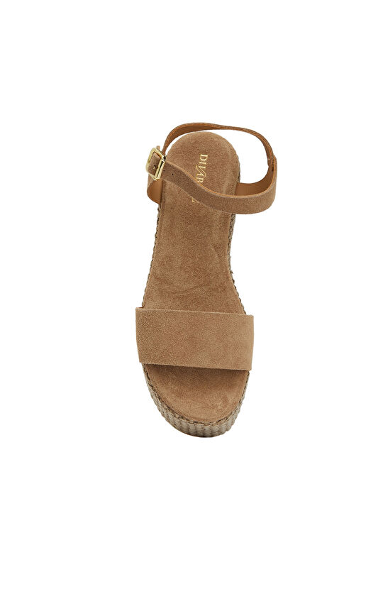 Kum Kadın Süet Sandalet