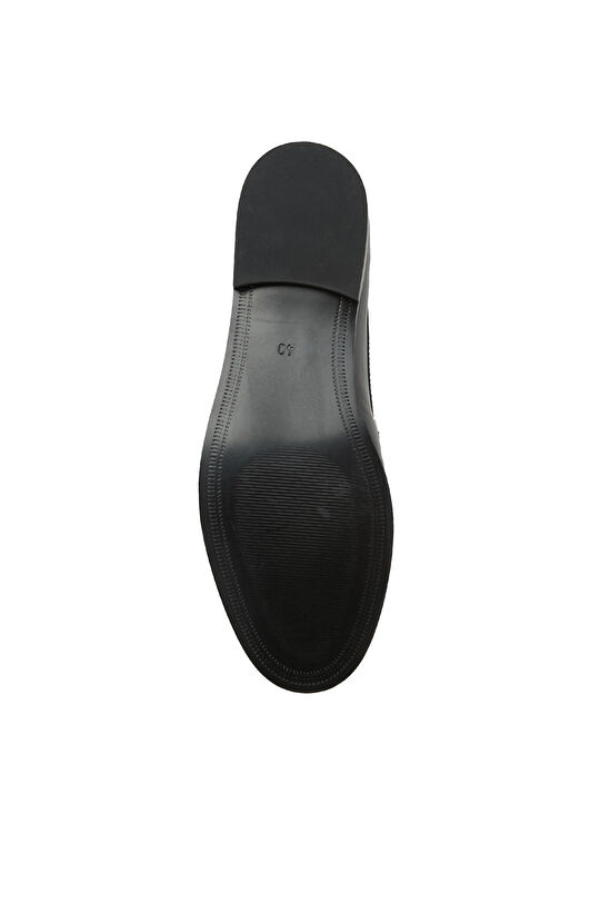 Siyah Kadın Deri Loafer