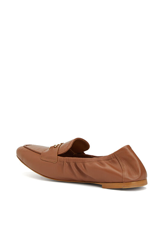 Taba Toka Detaylı Kadın Deri Loafer