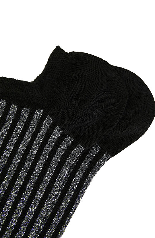 Siyah 2li Kadın Sneaker Çorap Seti