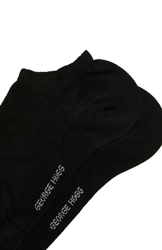 Siyah 2li Kadın Sneaker Çorap Seti