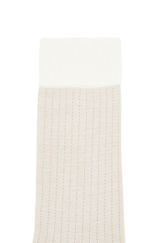 Kırık Beyaz Erkek Çorap