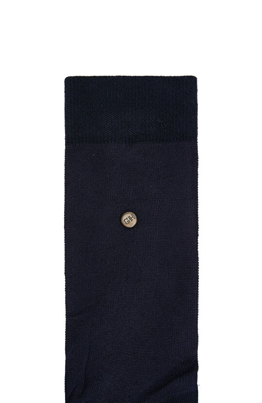 Lacivert Düz Soket Çorap