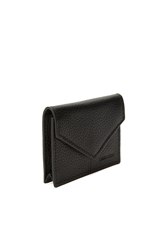 Siyah Erkek Deri Kartlık