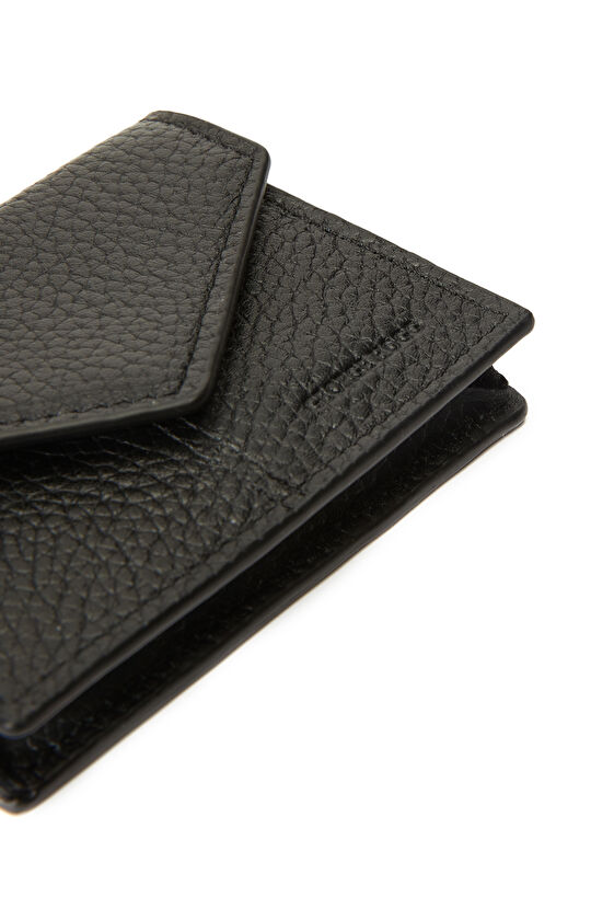 Siyah Erkek Deri Kartlık