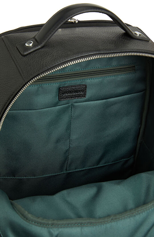 Siyah Erkek Suni Deri Sırt Çantası