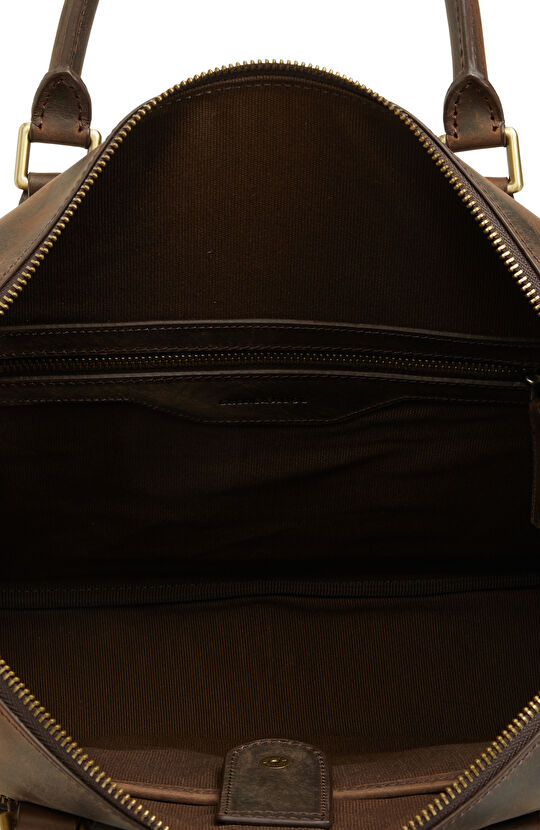 Kahverengi Erkek Deri Laptop Çantası