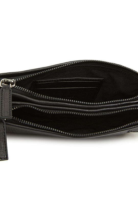 Siyah Erkek Deri Clutch