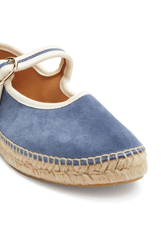 Lacivert Toka Detaylı Kadın Espadril