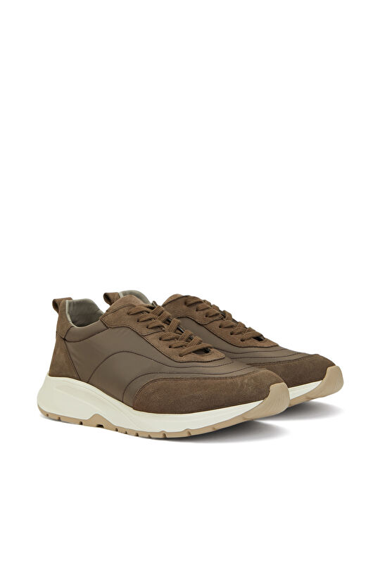 Vizon Erkek Deri Sneaker
